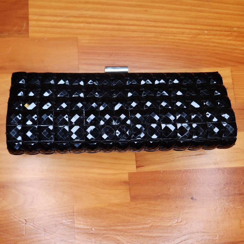 Pre-loved Tasha Black evening bag